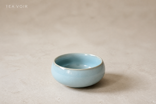 TEAVOIR RU Cove Cup in signature sky-blue glaze