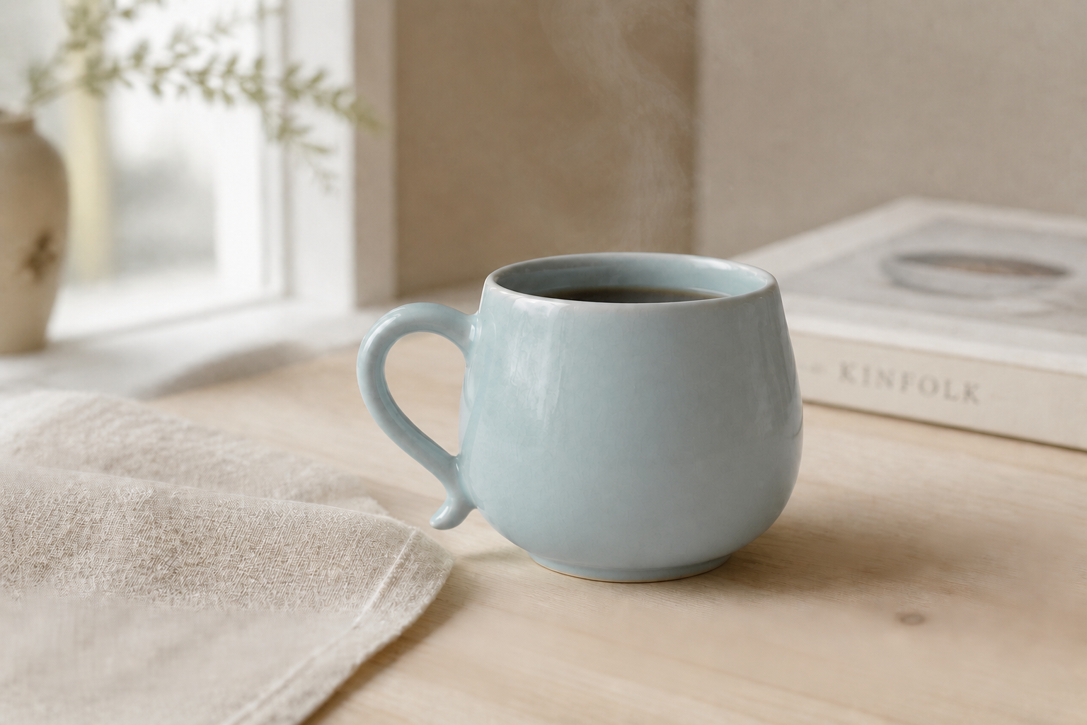 TEAVOIR RU Loop Mug coffee lifestyle scene